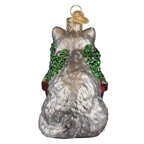 Ornament - Blown Glass - Catnip Cat