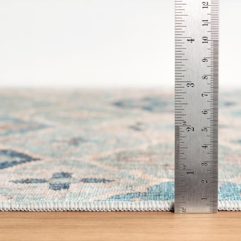 Rug - Machine Washable - Pali Blue