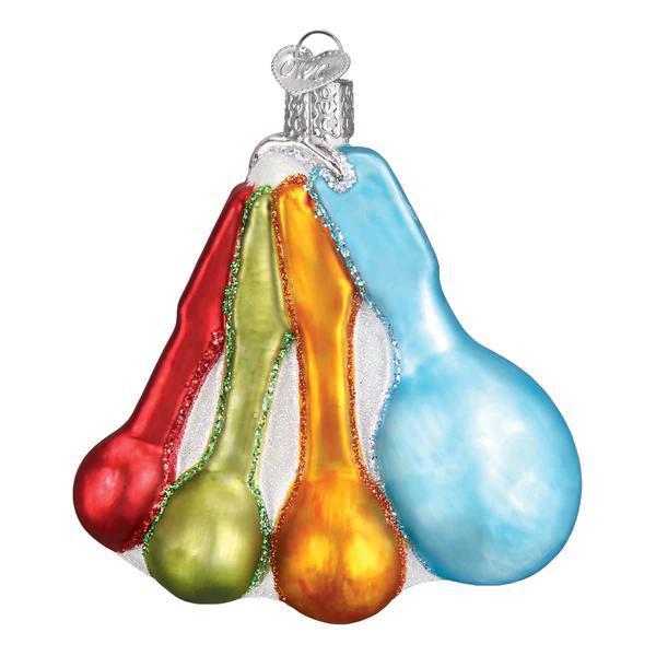 Ornament - Blown Glass - Measuring Spoons