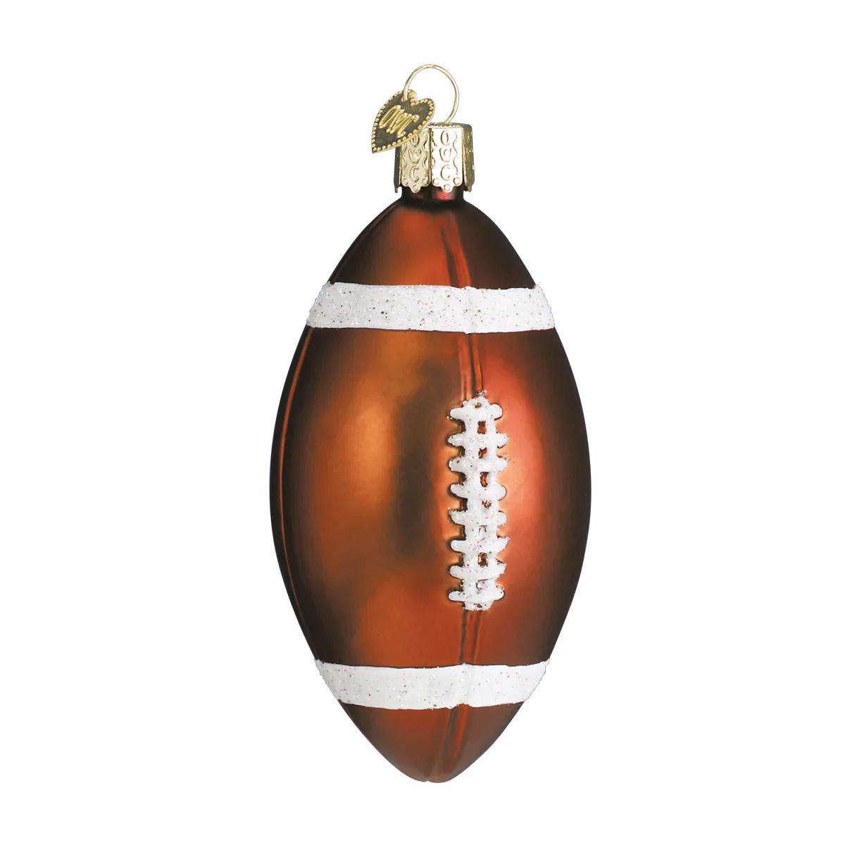 Ornament - Blown Glass - Football