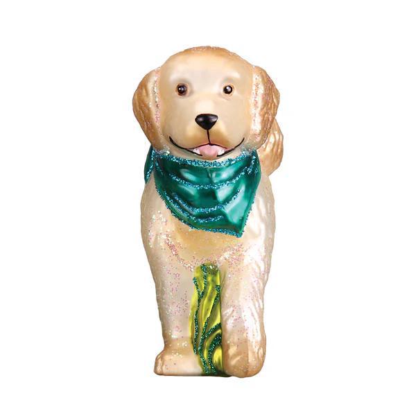 Ornament - Blown Glass - Doodle Dog