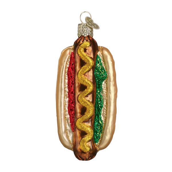 Ornament - Blown Glass - Hot Dog