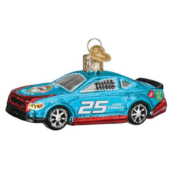 Ornament - Blown Glass - Racing Sports Car