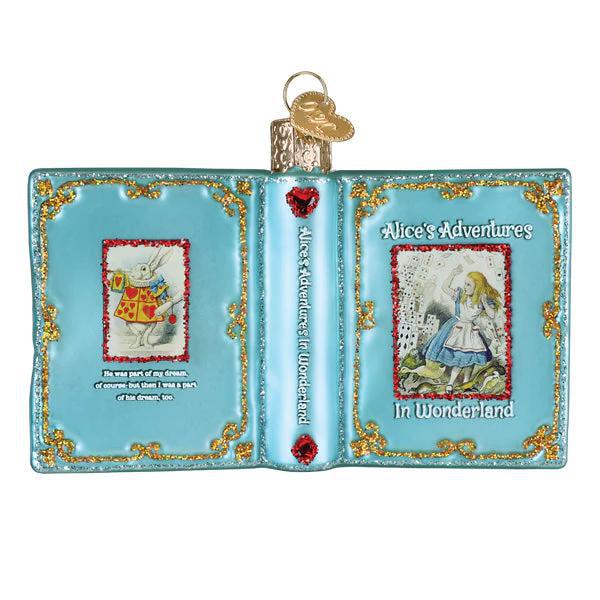 Ornament - Blown Glass - Alice's Adventures in Wonderland