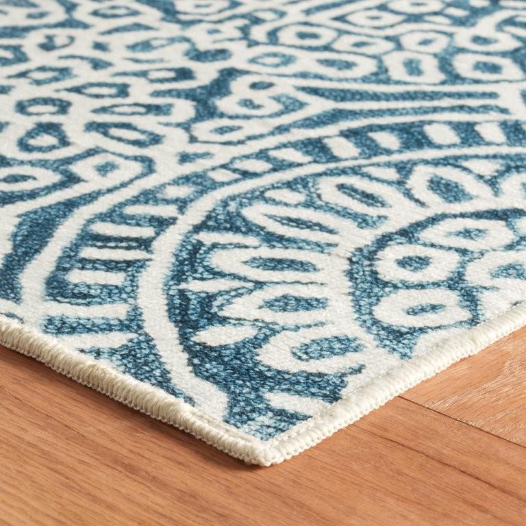 Rug - Machine Washable - Temple Ink