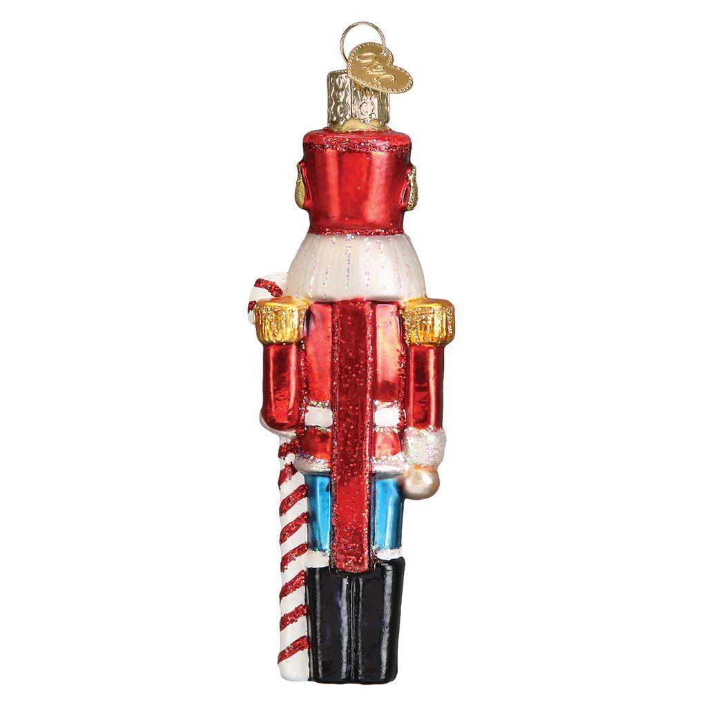 Ornament - Blown Glass - Peppermint Nutcracker
