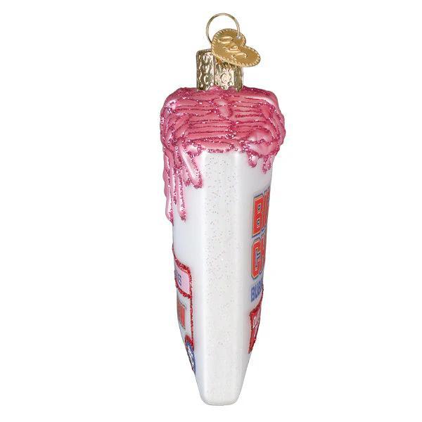 Ornament - Blown Glass - Big League Chew