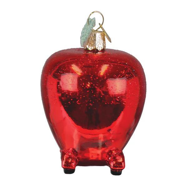 Ornament - Blown Glass - Lowly Worm's Applecar