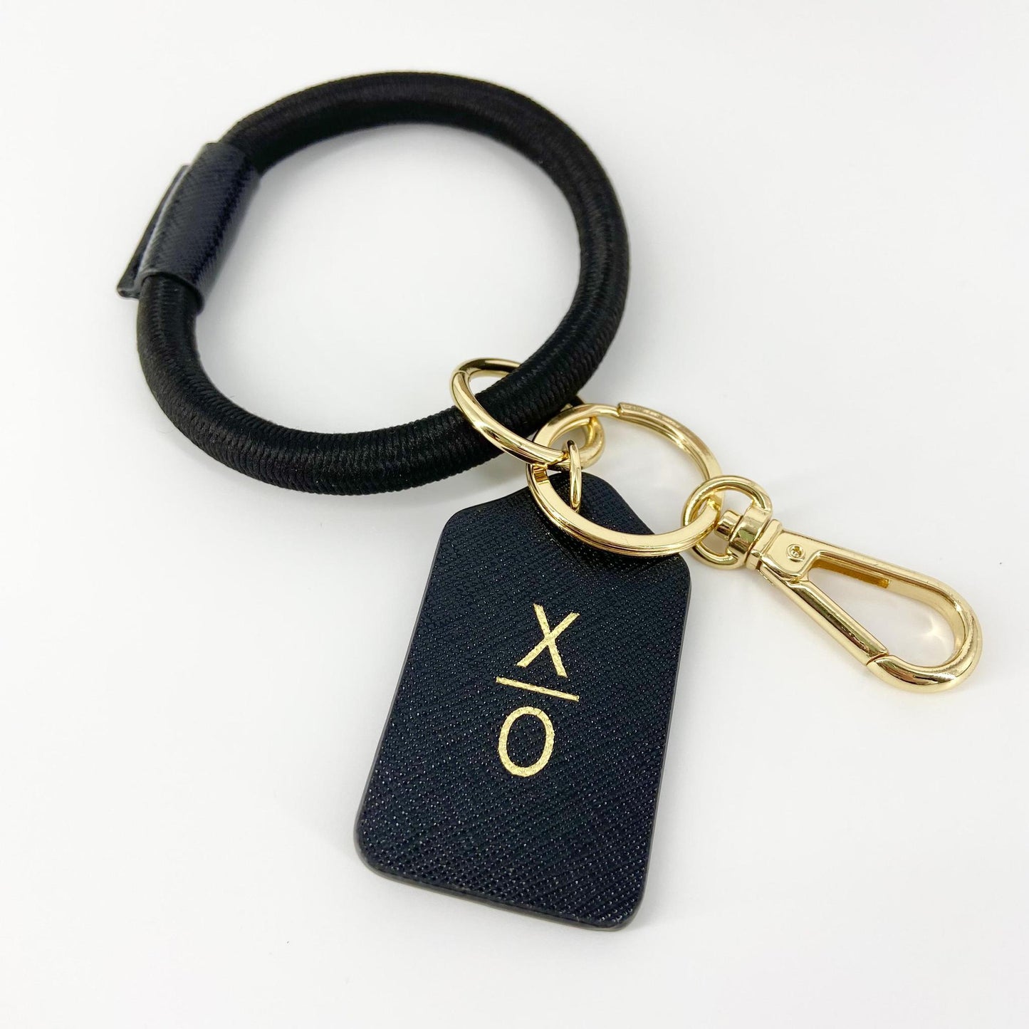 Bracelet Keyring - CUSTOM - Stacked Initials