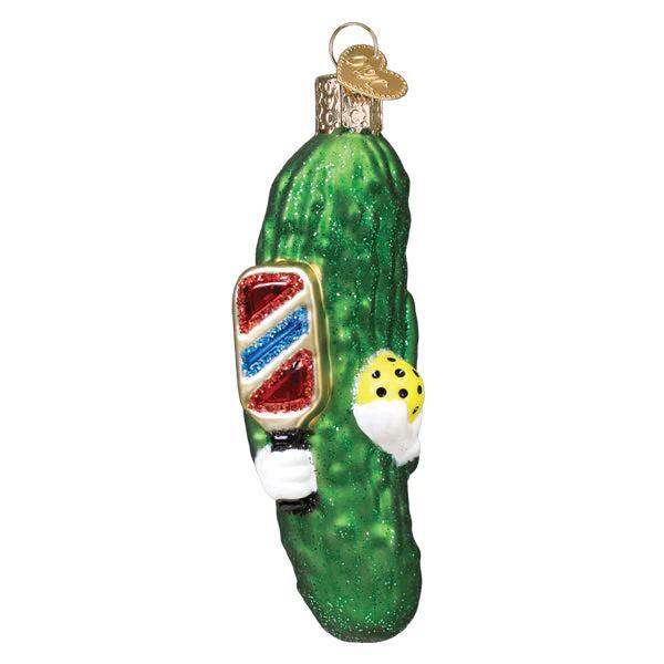 Ornament - Blown Glass - Pickleball Pickle