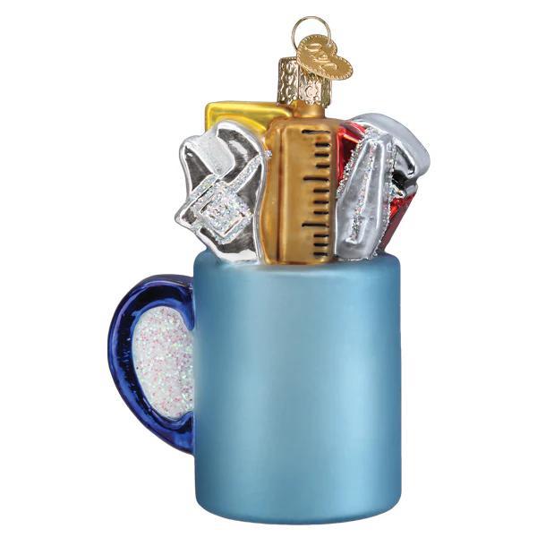 Ornament - Blown Glass - Best Dad Mug