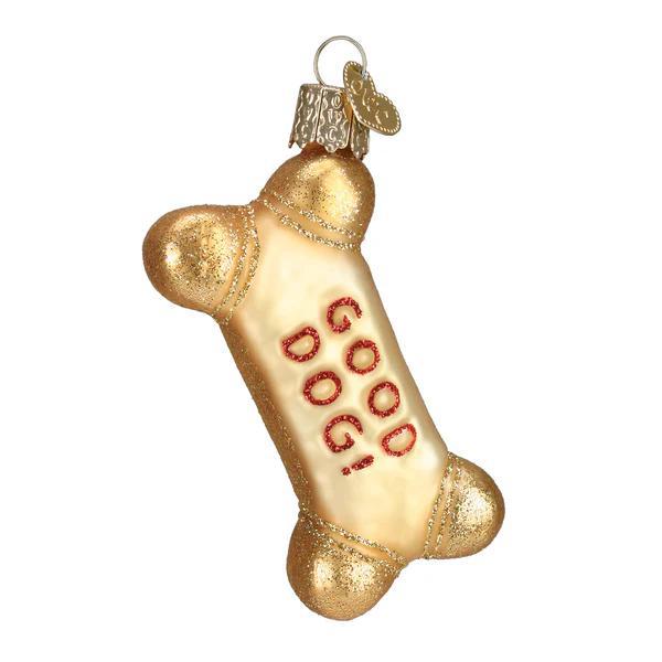Ornament - Blown Glass - Dog Biscuit