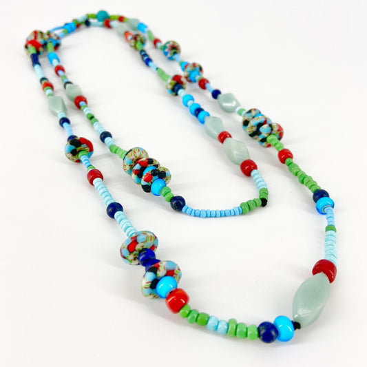Necklace - Pops Of Red