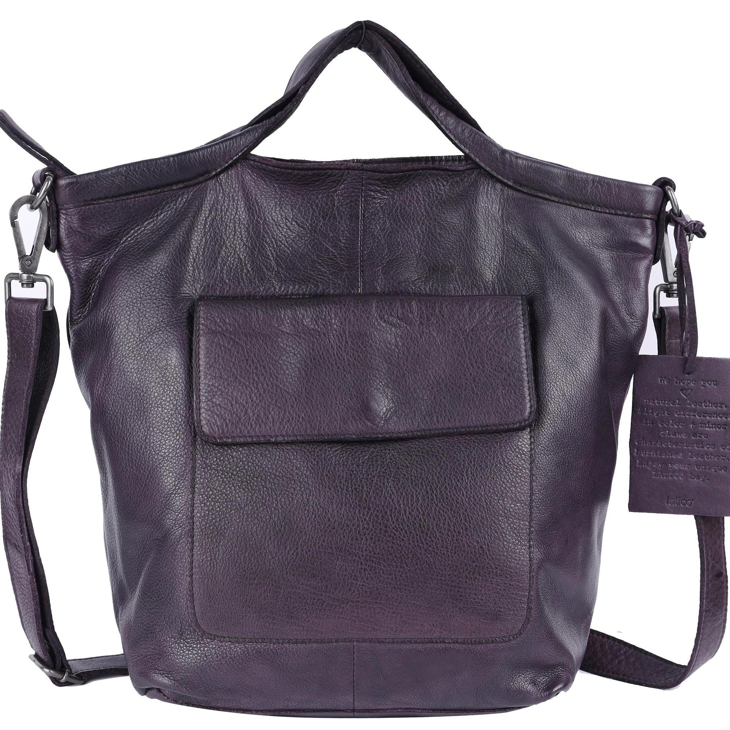Handbag - Crossbody/Shoulder/Handled - Eggplant