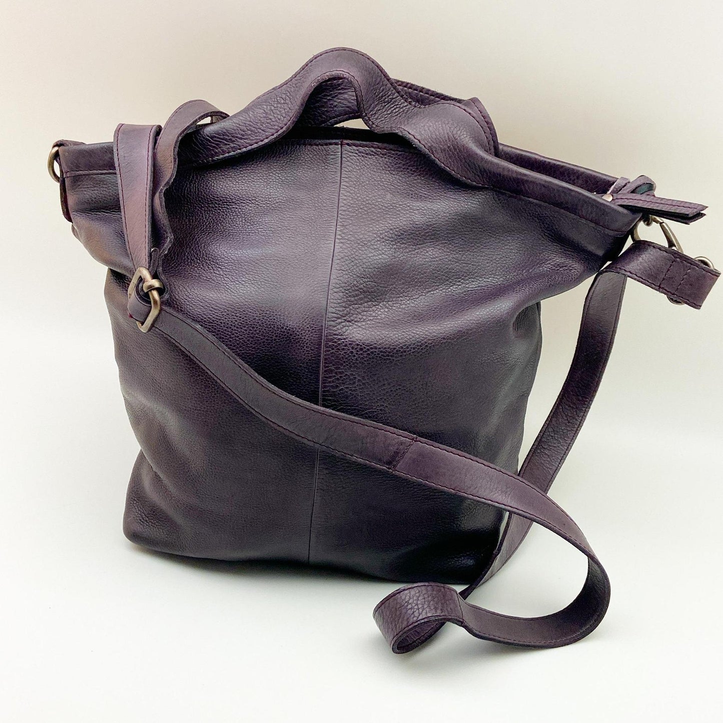 Handbag - Crossbody/Shoulder/Handled - Eggplant