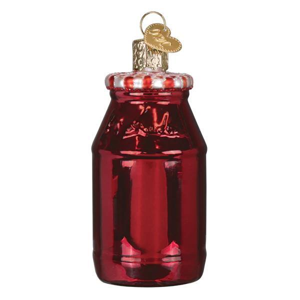 Ornament - Blown Glass - Smucker's Strawberry Jam