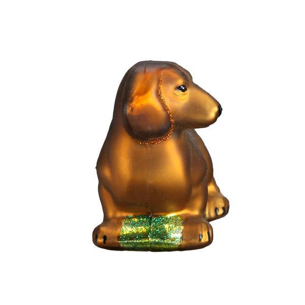 Ornament - Blown Glass - Dachshund