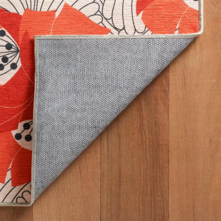 Rug - Machine Washable - Japanese Poppy Multi