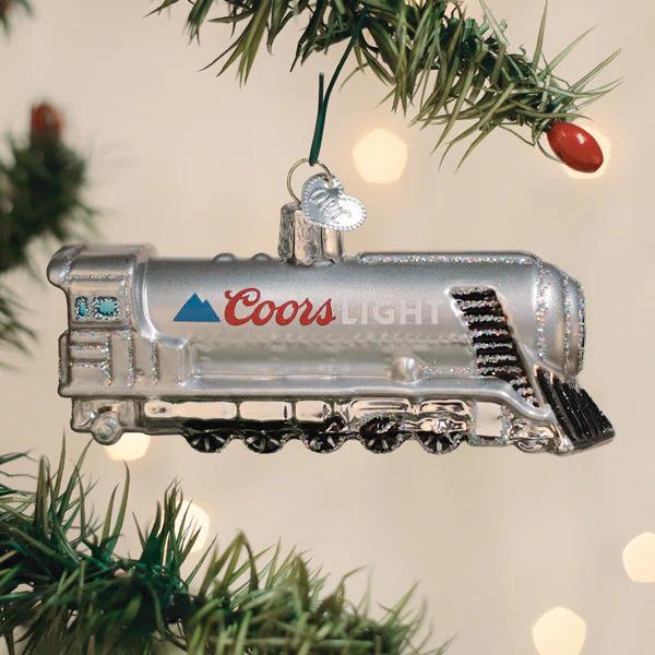 Ornament - Blown Glass - Coors Light Chill Train