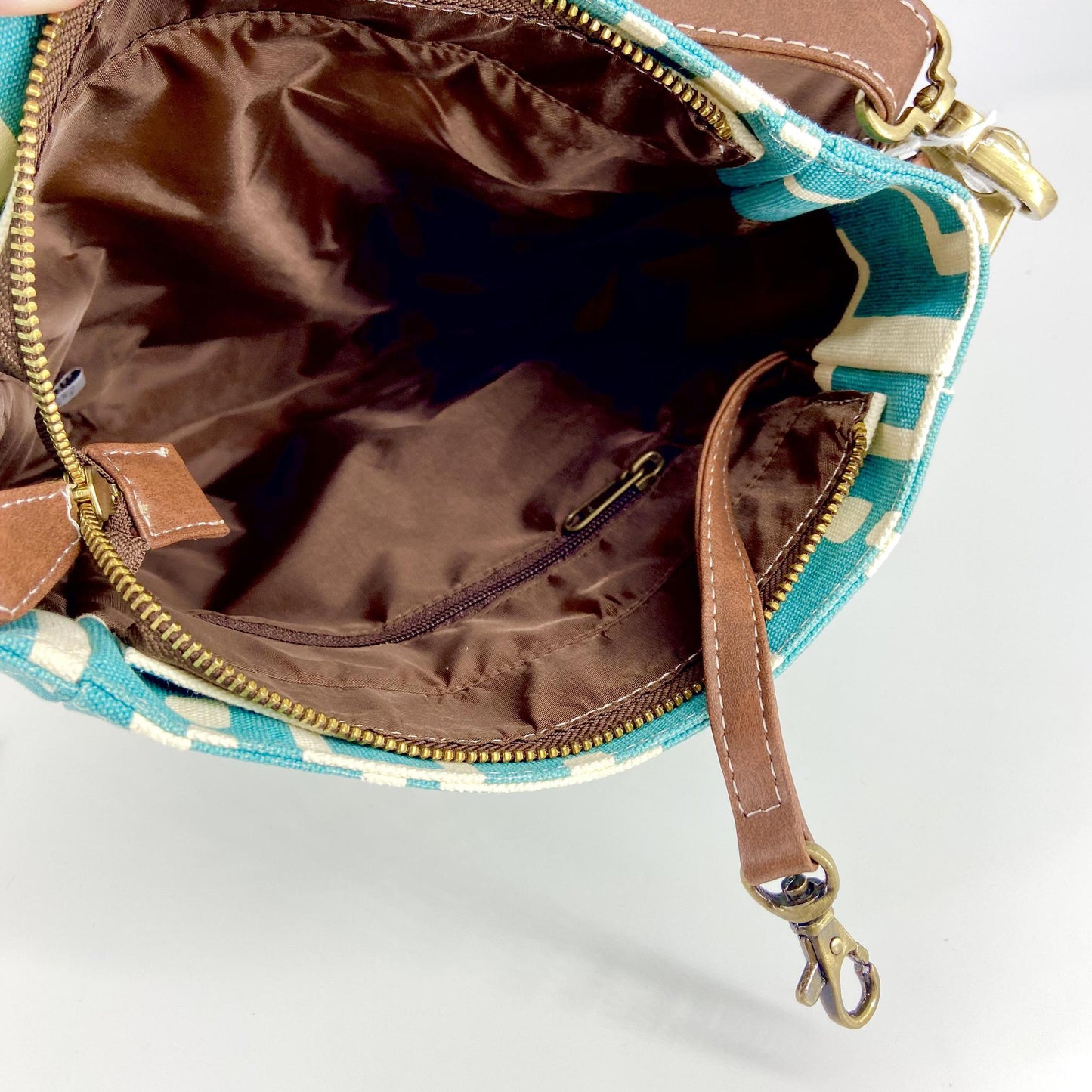 Bag - Crossbody - Geo Turquoise (VIDEO)