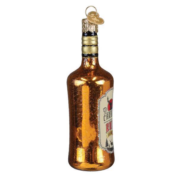 Ornament - Blown Glass - Rum Bottle