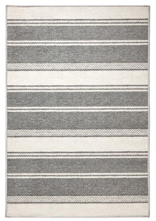 Rug - Machine Washable - Bowman Stripe Grey