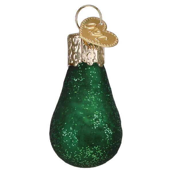 Ornament - Blown Glass - Mini Avocado