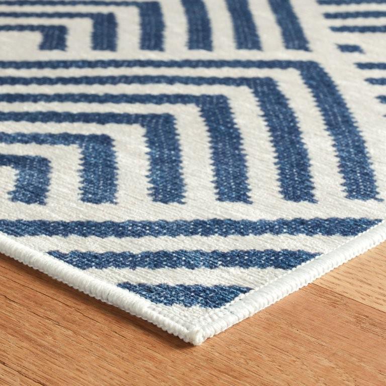 Rug - Machine-Washable - Cleo Navy