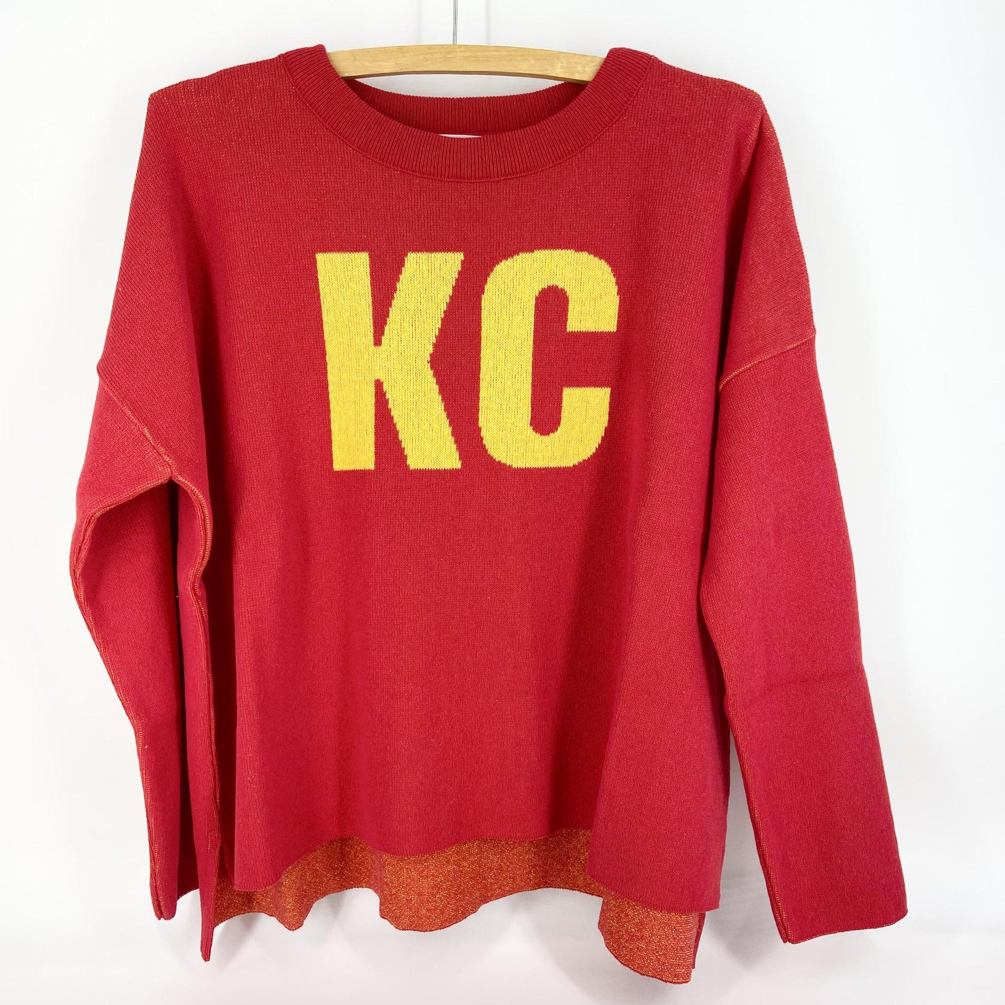 Sweater - KC/Heart (Red + Gold) - Exclusive