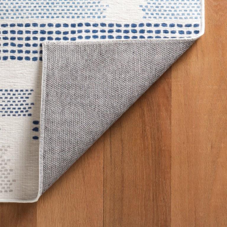 Rug - Machine-Washable - Tread Lightly Navy