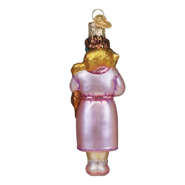 Ornament - Blown Glass - Cat Lady