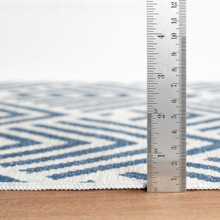 Rug - Machine-Washable - Cleo Navy