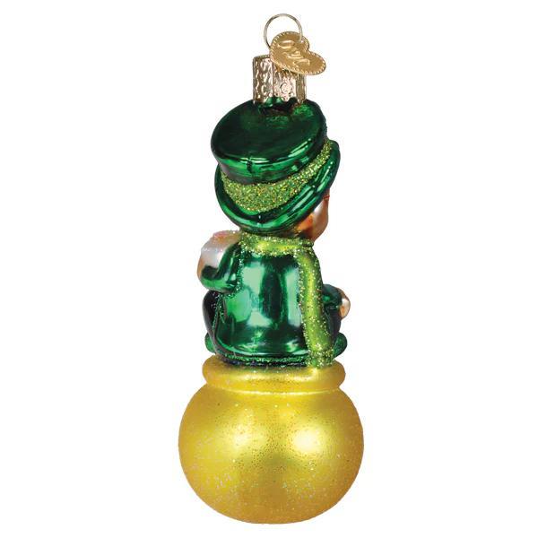 Ornament - Blown Glass - Lucky the Leprechaun