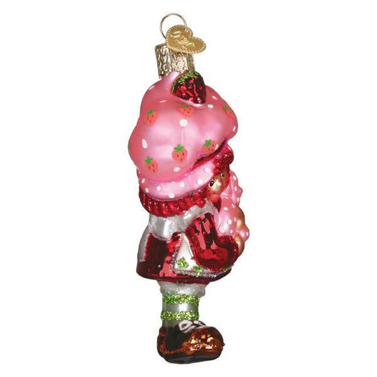 Ornament - Blown Glass - Strawberry Shortcake & Custard