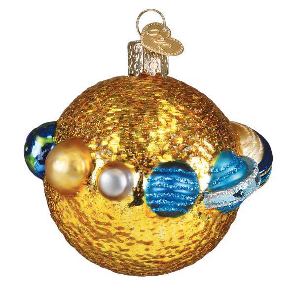 Ornament - Blown Glass - Solar System