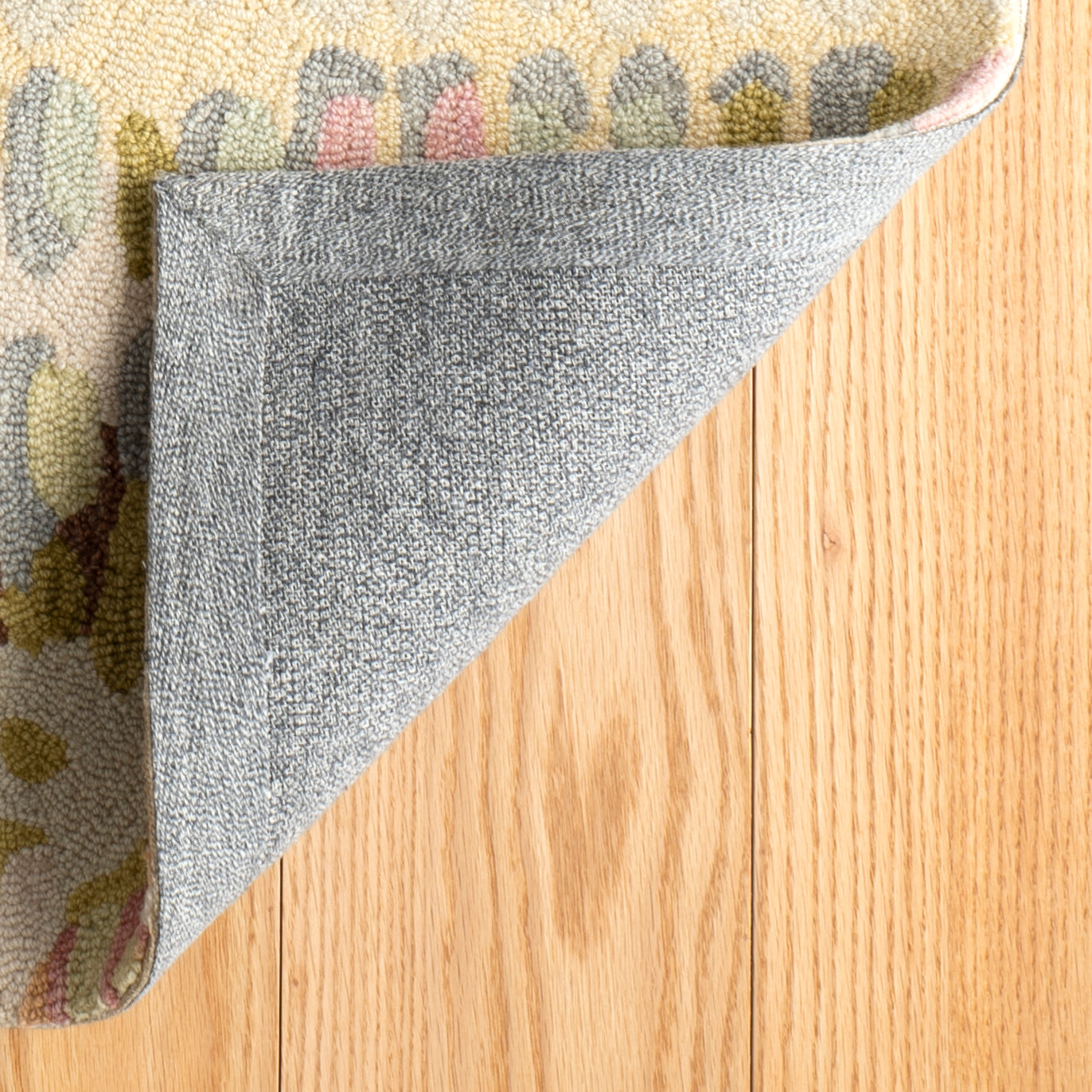 Rug - Micro Hooked Wool - Paint Chip Pastel