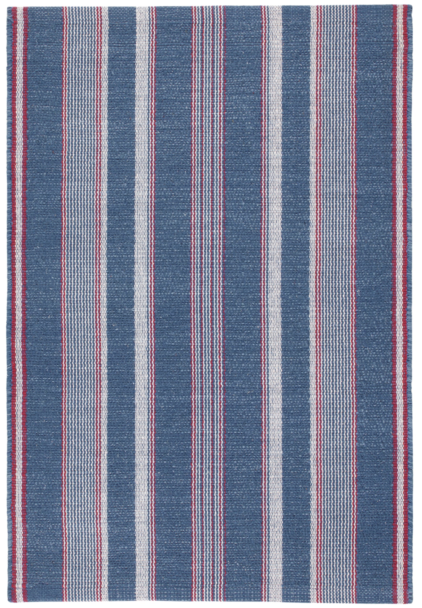 Rug - Woven Cotton - Hillsgrove Stripe Denim