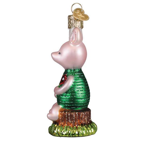 Ornament - Blown Glass - Piglet