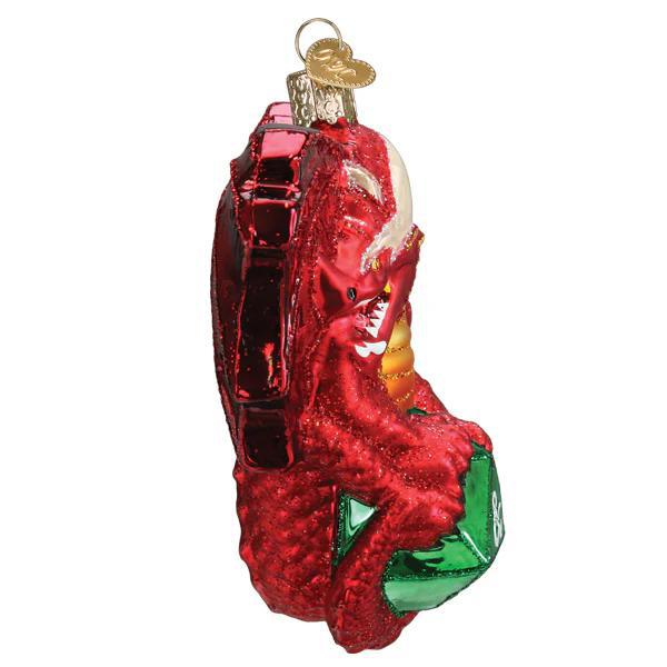 Ornament - Blown Glass - Dungeons & Dragons Red Dragon