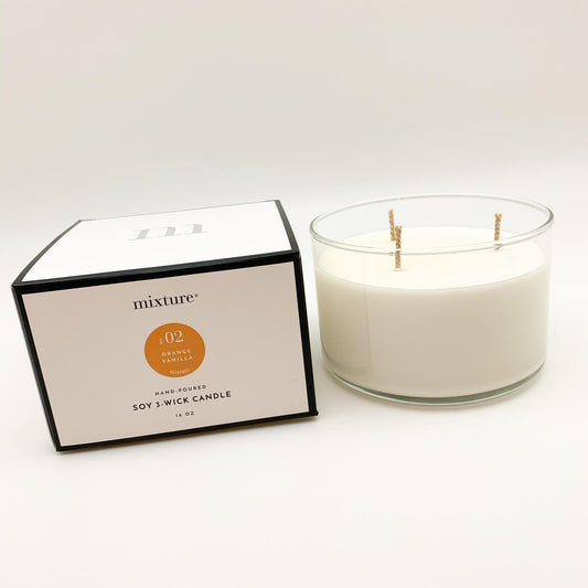 Candle - Orange Vanilla - 3 Wick