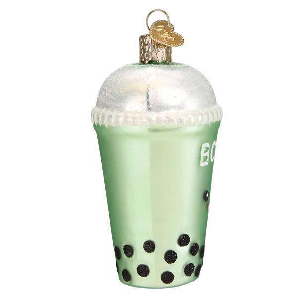 Ornament - Blown Glass - Boba Tea
