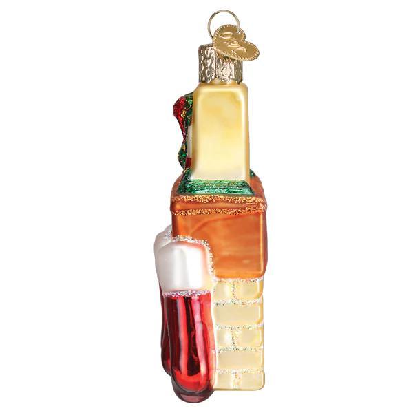 Ornament - Blown Glass - Family of 4 Stockings