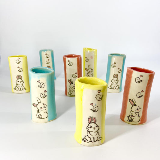 Vase - Bunny - Glazed Ceramic