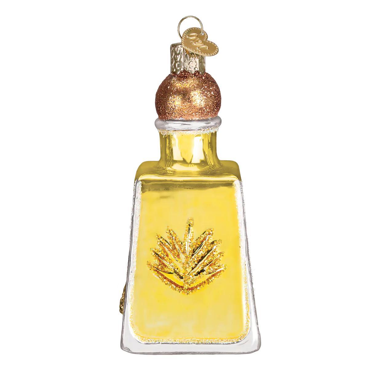 Ornament - Blown Glass - Tequila Bottle