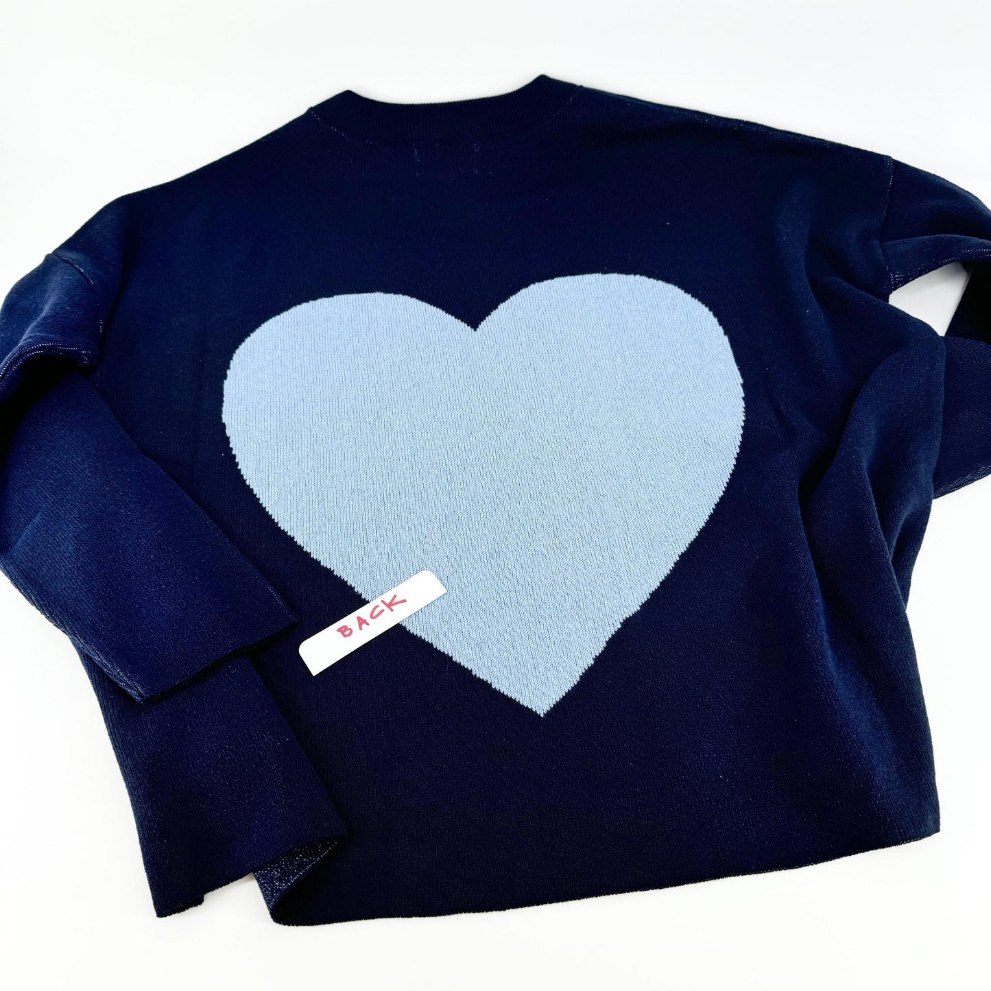 Sweater - KC/Heart (Navy + Light Blue) - Exclusive
