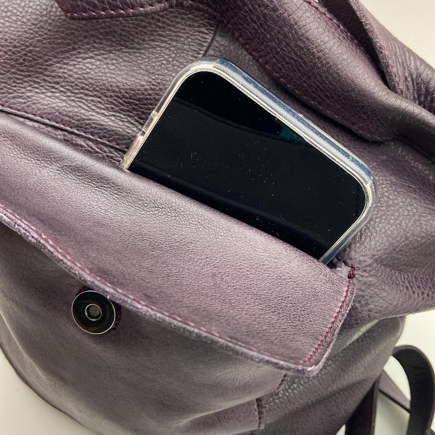 Handbag - Crossbody/Shoulder/Handled - Eggplant