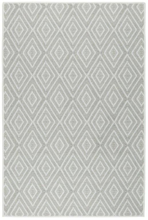Rug - Machine-Washable - Diamond Platinum/White