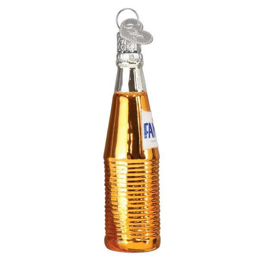 Ornament - Blown Glass - Fanta Bottle