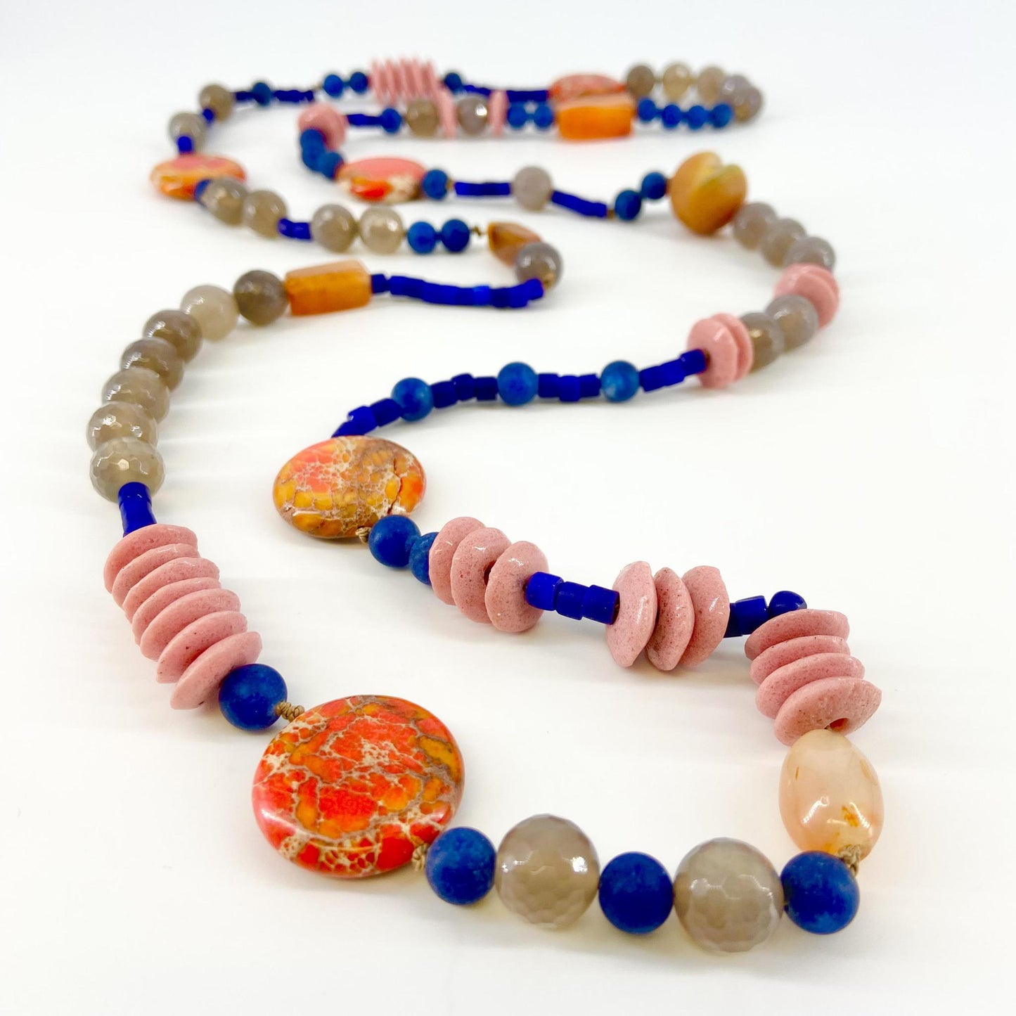 Necklace - Disks & Orbs & A Druzy