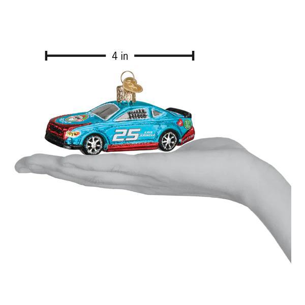 Ornament - Blown Glass - Racing Sports Car